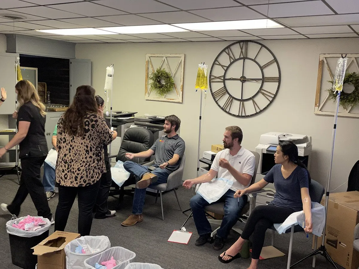 People receiving mobile IV therapy in Fishkill
